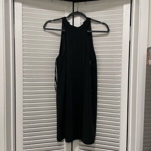 Ali & Jay “Fringe Benefits” High Neck Shift Dress – Size Small – Black